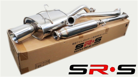 GODSNOW Cat Back Exhaust System For 92-00 Honda Civic Coupe/Sedan – 4.5” Burnt Tip Muffler